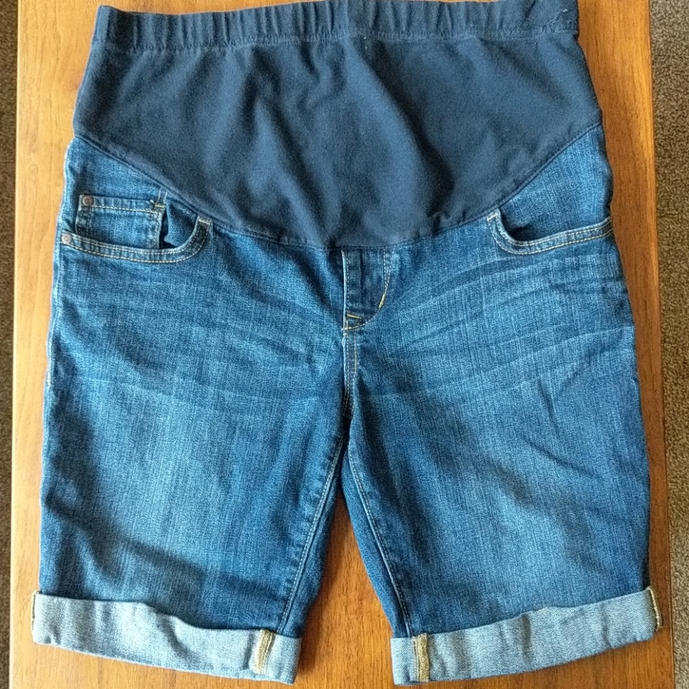 Maternity Denim Shorts